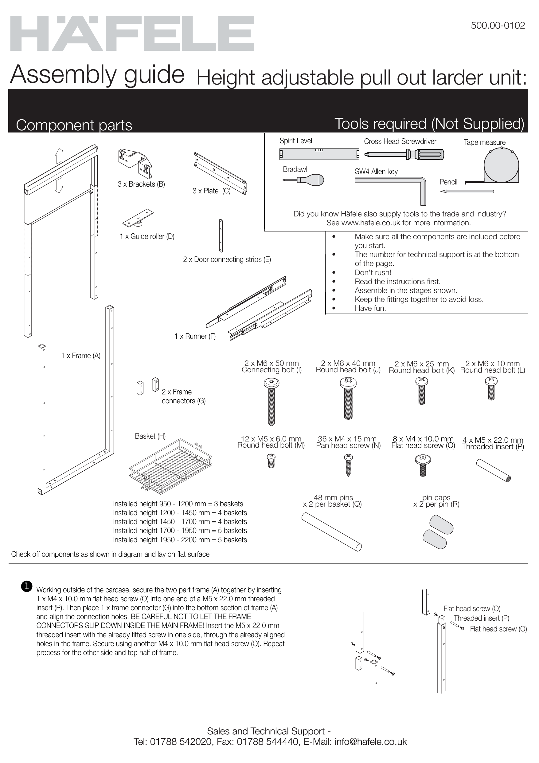 CONNECTING SCREWS BOLTS M4 KITCHEN CABINET FURNITURE CARCASE UNIT CONNECTORS X 8
