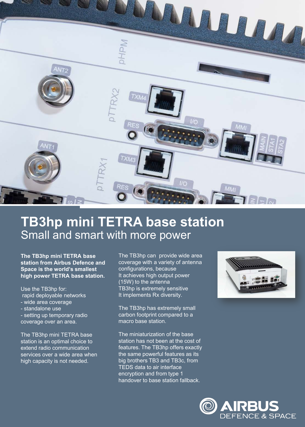 TB3hp mini TETRA base station Manualzz