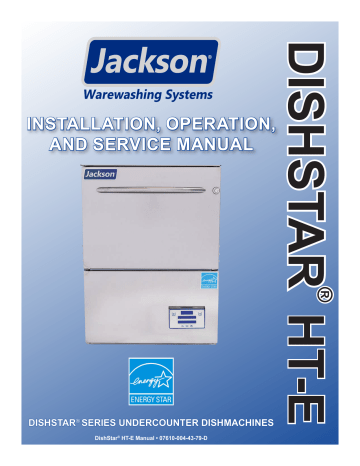 Jackson Dishstar Ht E Installation Operation And Service Manual Manualzz Jackson Dishstar Ht E Installation Operation And Service Manual Manualzz