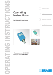 MBRAUN Analyzer MB-MO-SE1, MB-OX-SE1 Operating Instructions