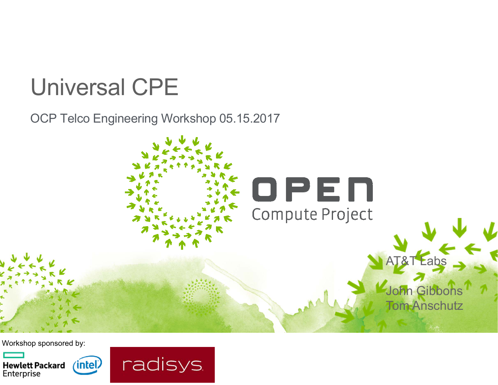 Universal Cpe Open Compute Project Manualzz