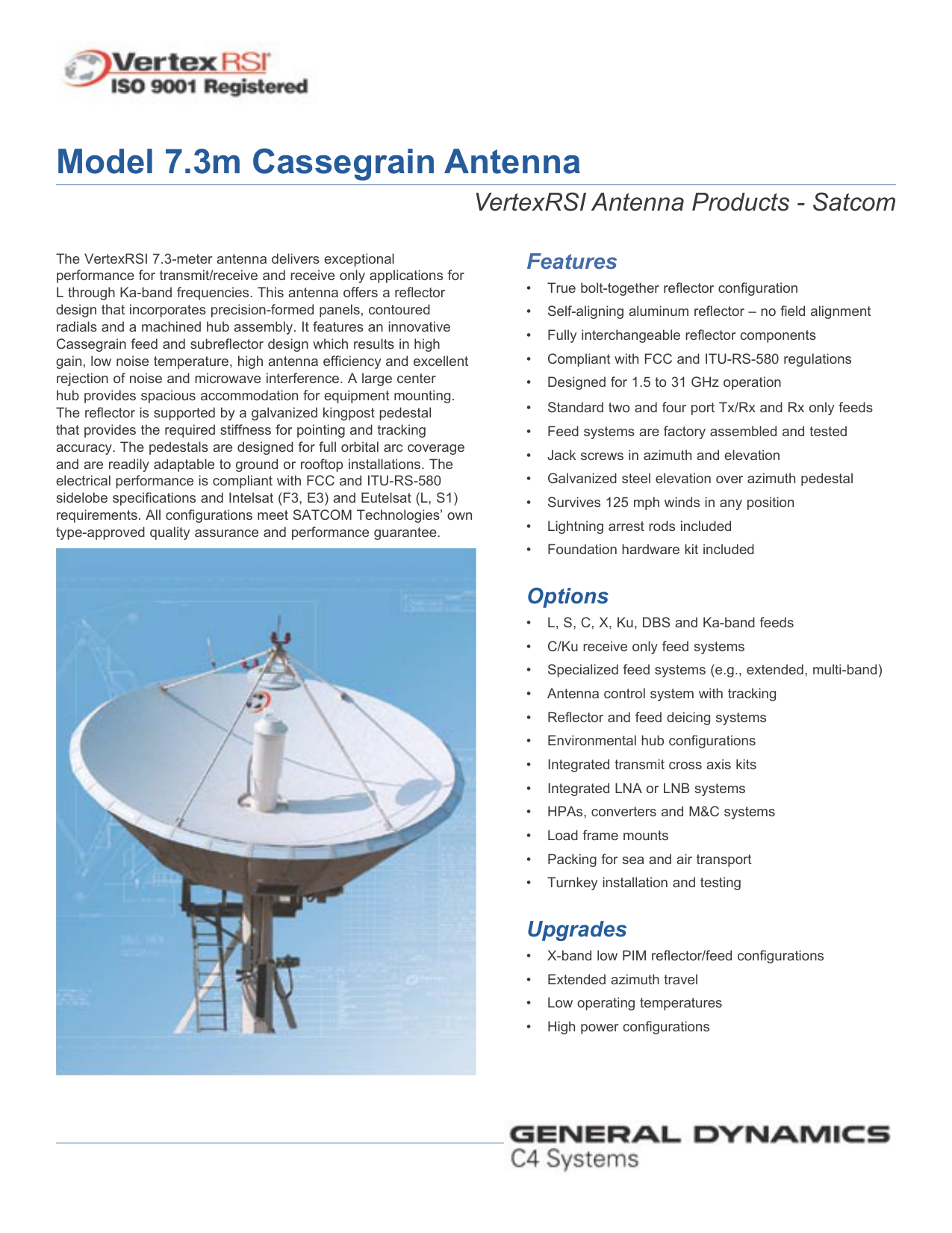 Model 7 3m Cassegrain Antenna Manualzz