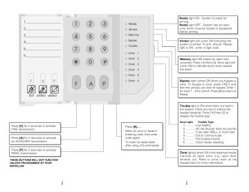 DSC PC1550, PC1555 Alarm Systems Cheat Sheet | Manualzz