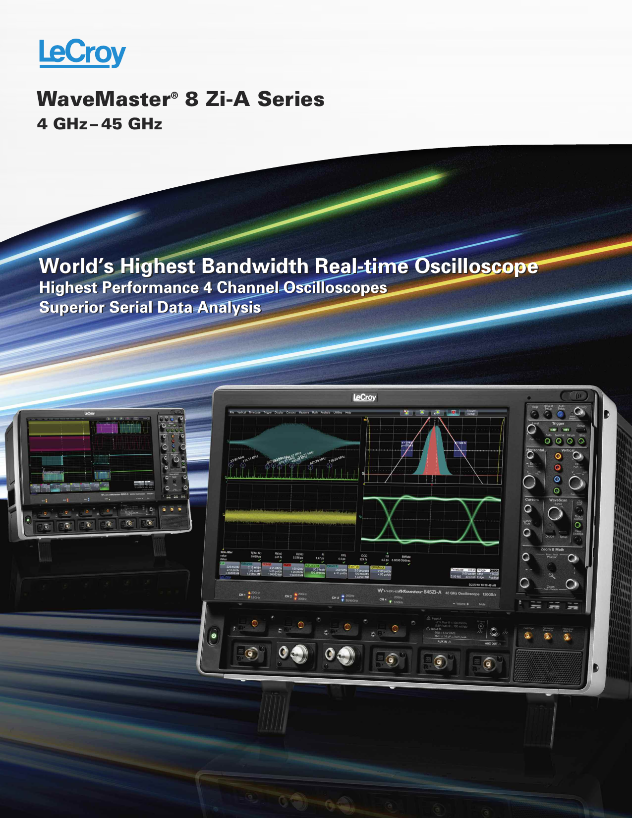 LeCroy WaveMaster 8 ZiA Series Oscilloscope Datasheet Manualzz