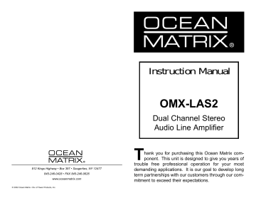 OMX-LAS2 Mini Manual | Manualzz