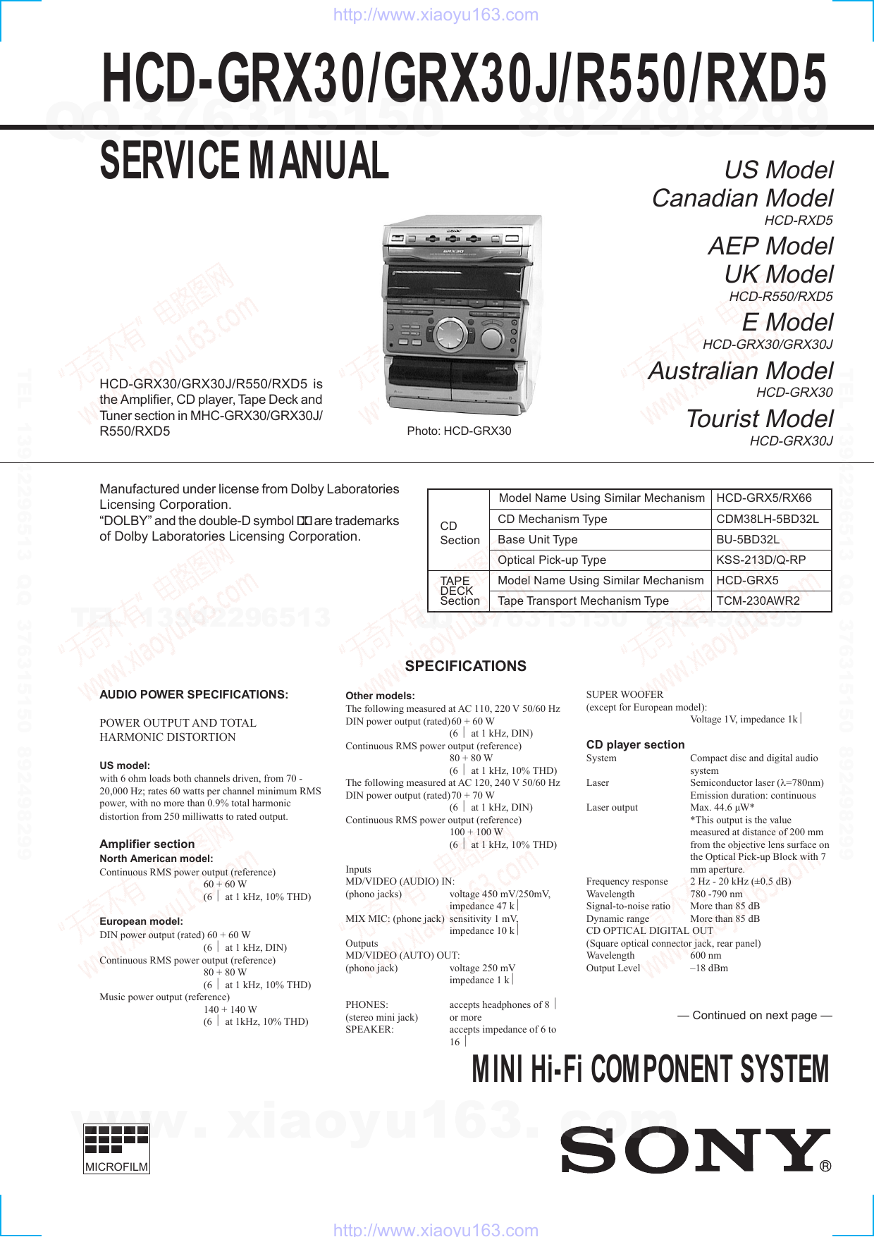 Hcd Grx30 Grx30j R550 Rxd5 Www Manualzz