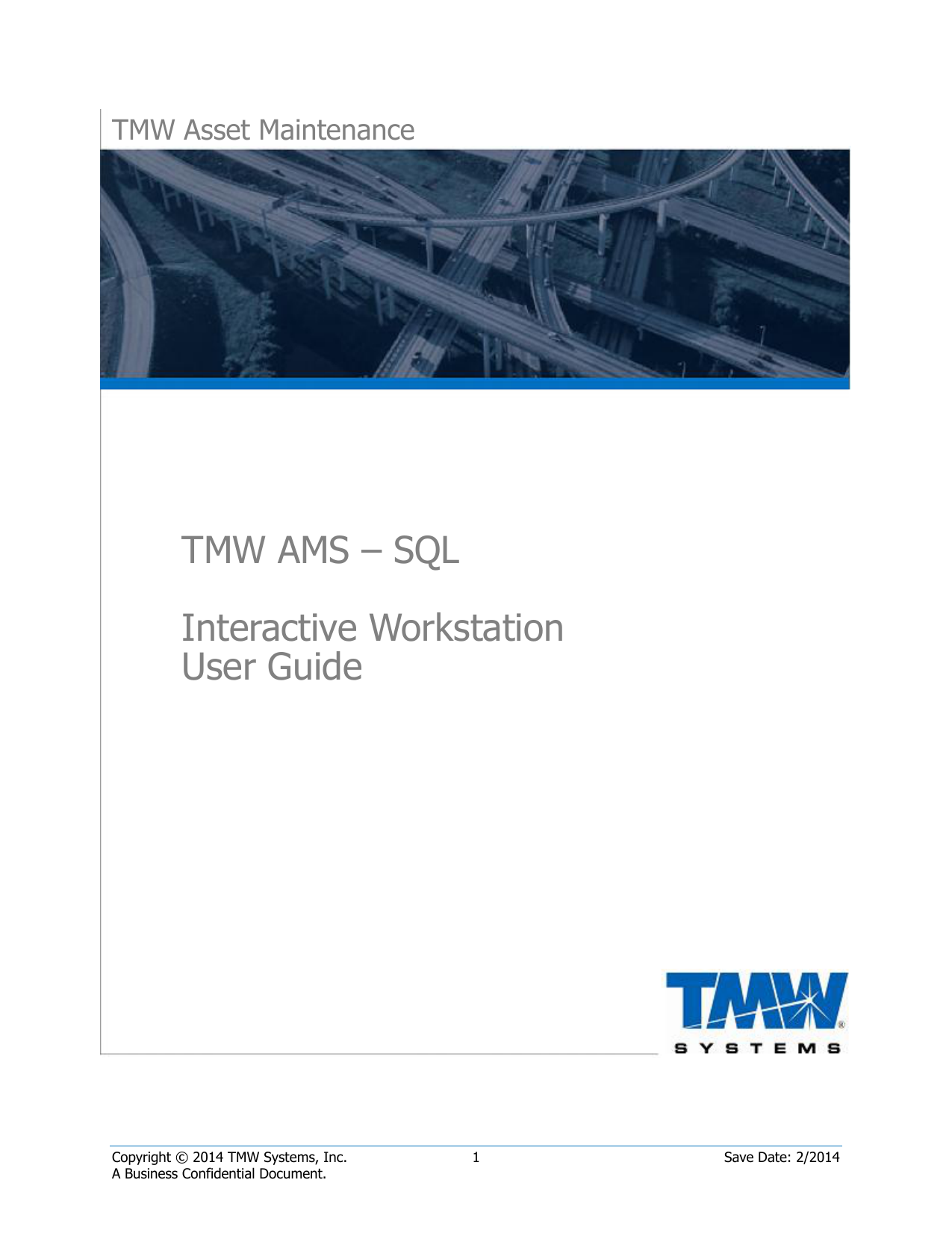 TMW AMS – SQL Interactive Workstation User Guide | Manualzz