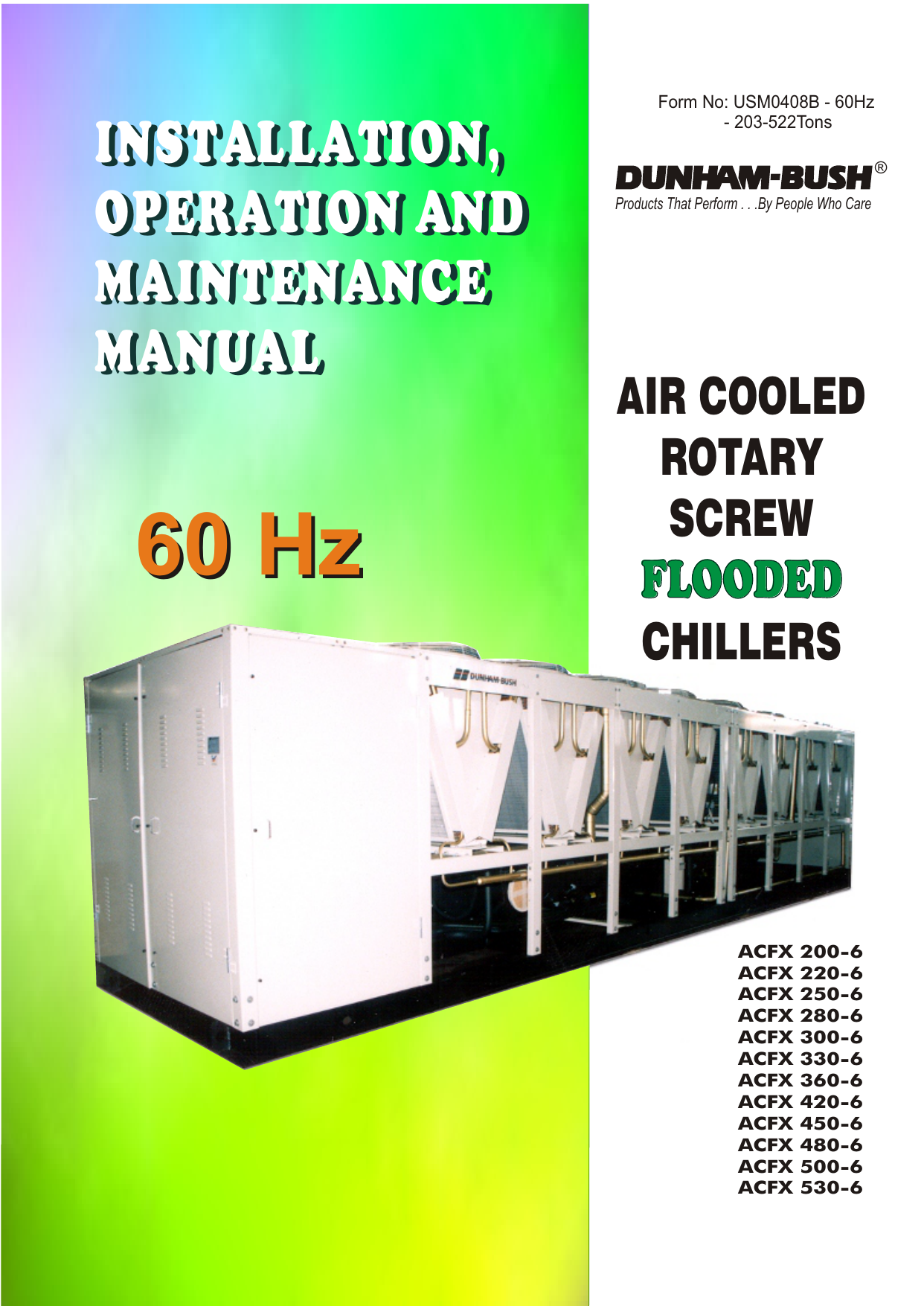 INSTALLATION, OPERATION AND MAINTENANCE MANUAL | Manualzz