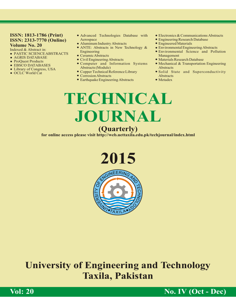 Technical Journal Vol No 4 Full Copy Manualzz