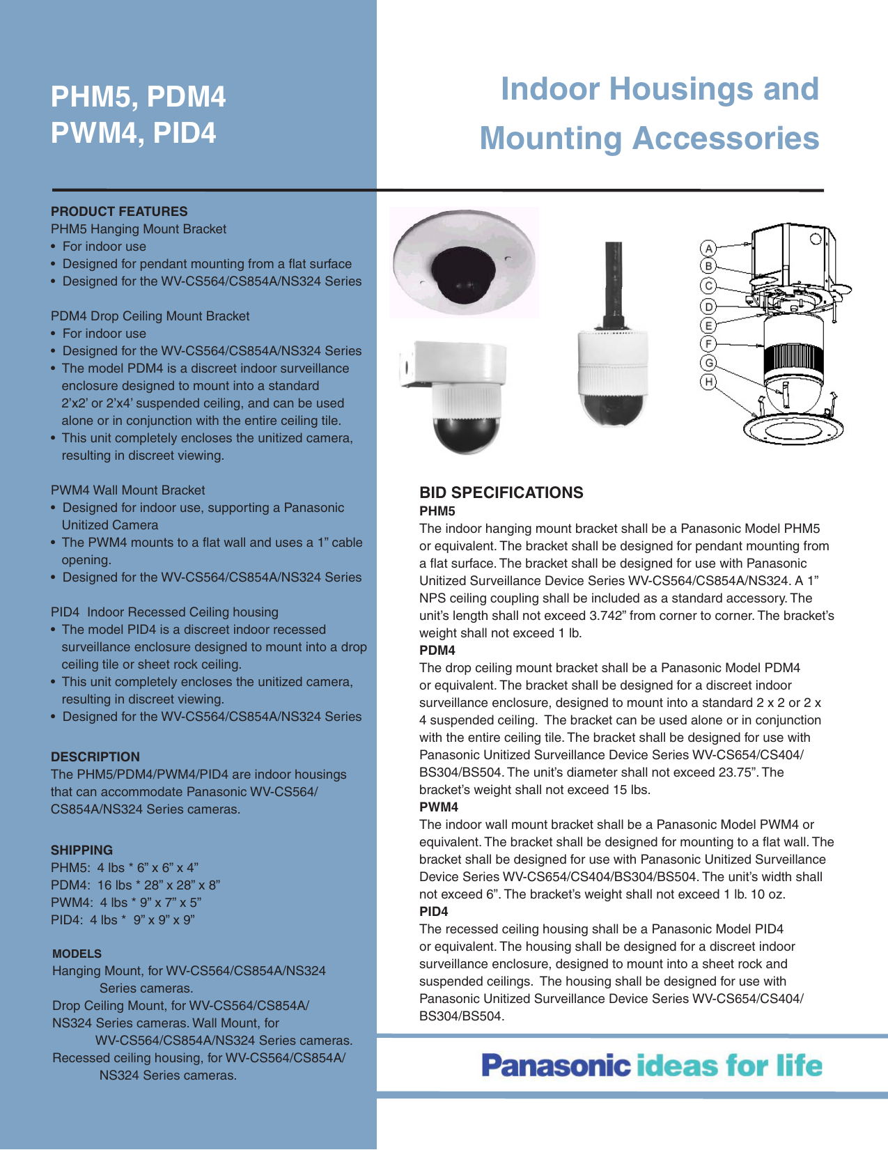 Mounting Brackets 032404 Surveillance Manualzz Com