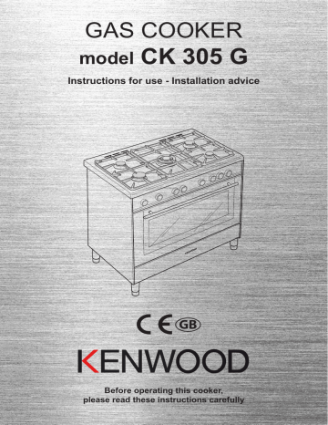 kenwood ck305g manual