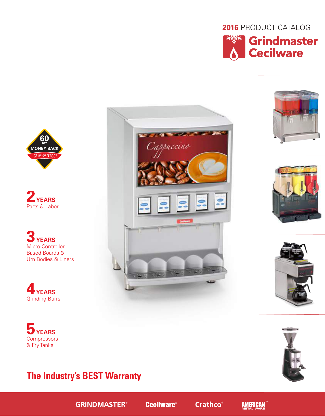 Grindmaster-Cecilware 20/2PD Arctic Cold Beverage Dispenser 2 Bowls 5.4  Gallon/E
