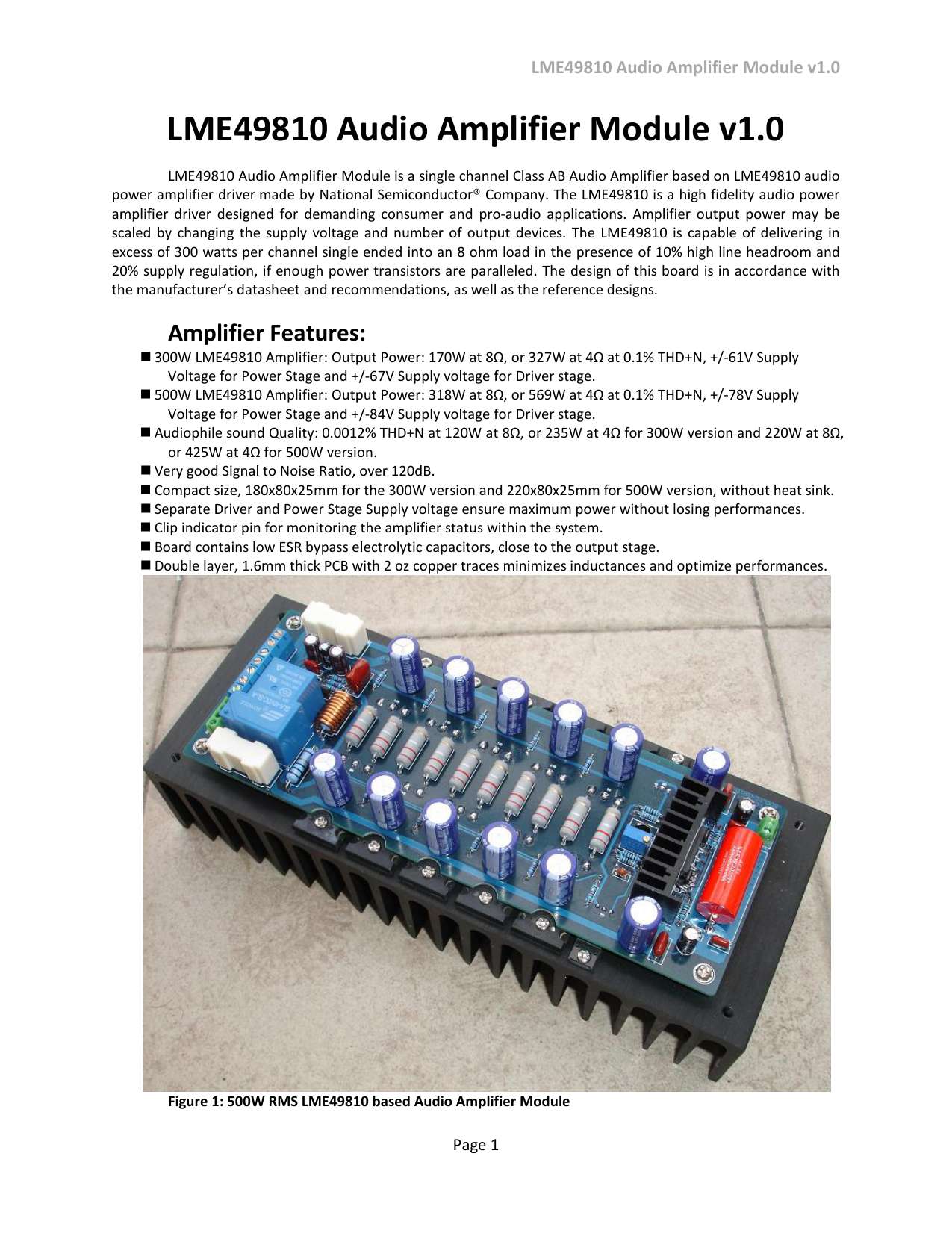 500w Audio Amplifier Circuit Diagram Pcb - 4K Wallpapers Review