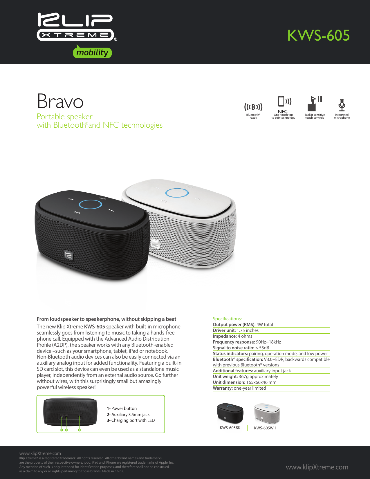klip xtreme portable speaker