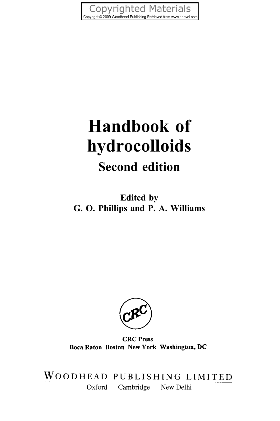 Handbook Of Hydrocolloids Manualzz