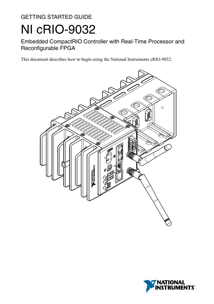 NI CRIO 9032 Getting Started Guide | Manualzz