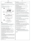 Accutime SPA RC ALARM CLOCK Instruction Manual