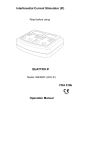 Interferential Current Stimulator QUATTRO GM382IF (4CH IF) Operation Manual