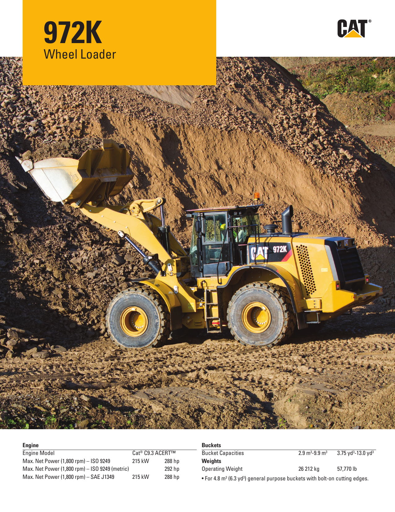 Specalog For 972k Wheel Loader Aehq6310 00 Manualzz