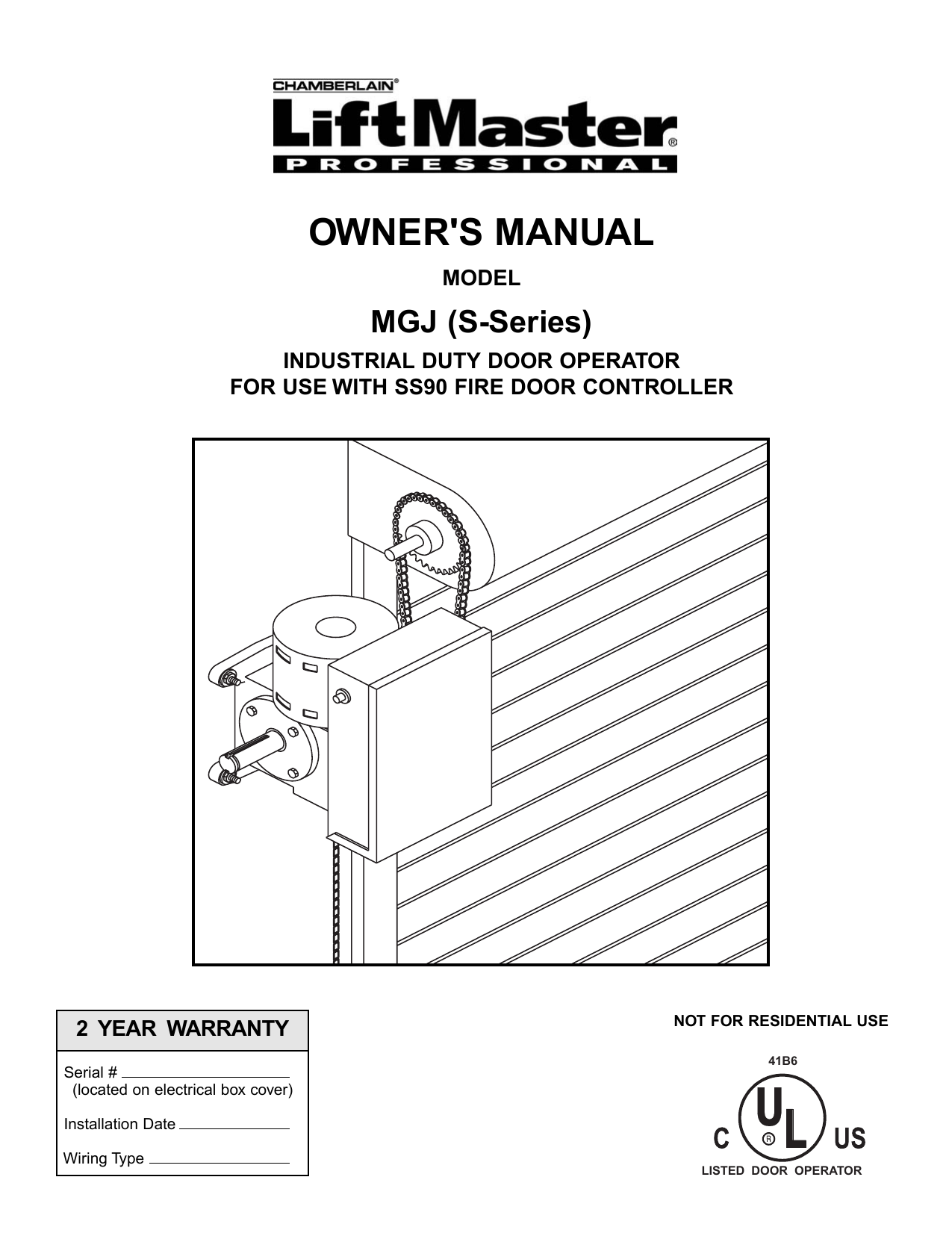 Chamberlain 050dctwf manual