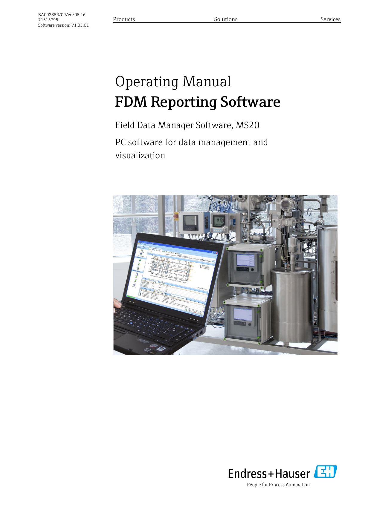 endres-hauser-fdm-field-data-manager-software-ms20-ms21-operating