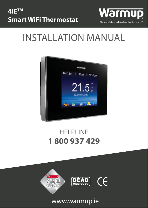warmup thermostat troubleshooting