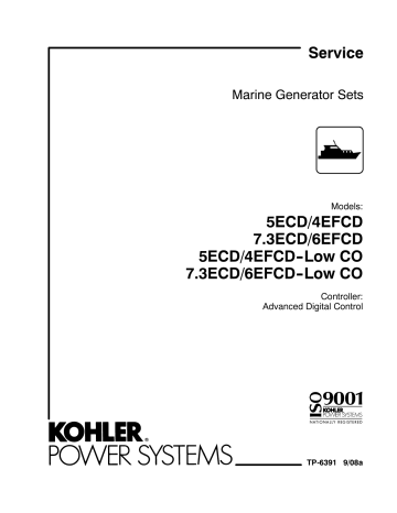 Kohler 7.3ECD-Low CO Service manual | Manualzz