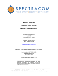 Spectracom TTS 240 Manual: AI Chat &amp; PDF Access