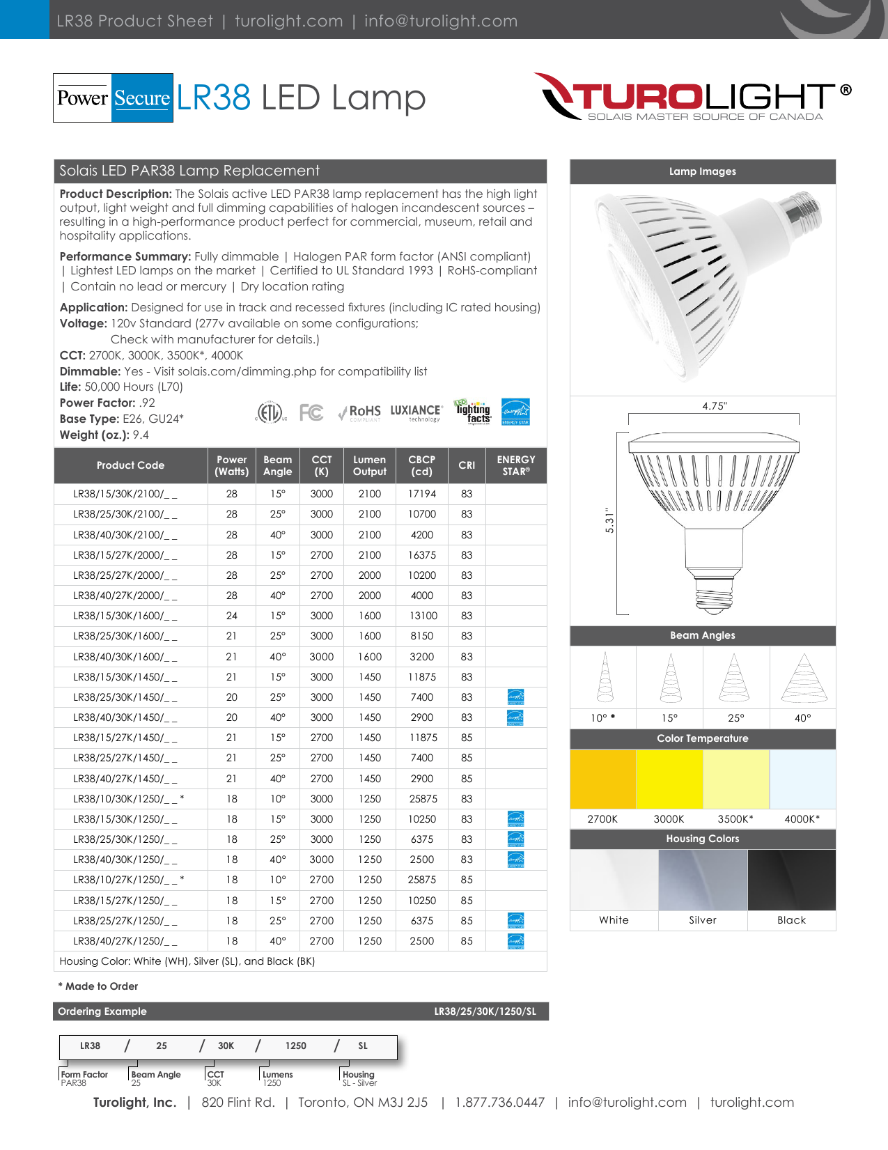 Solais Lighting Lr38 Led Lamp Manualzz Solais Lighting Lr38 Led Lamp Manualzz