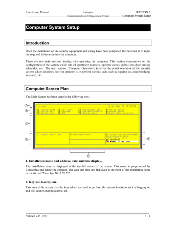 Puter System Setup Condoplex Security Systems Inc Manualzz
