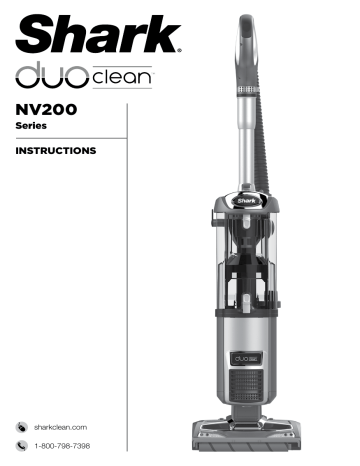 Shark NV200 DuoClean® Slim Upright 
