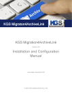 KGS Migration4ArchiveLink Installation and Configuration Manual