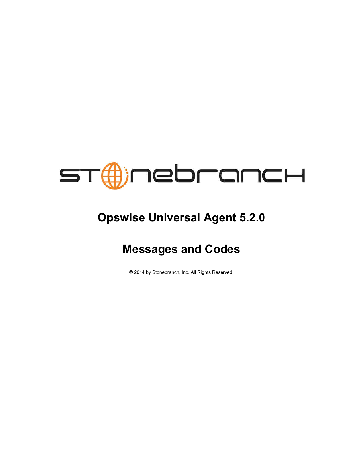 Opswise Universal Agent 5 2 0 Messages And Codes Manualzz