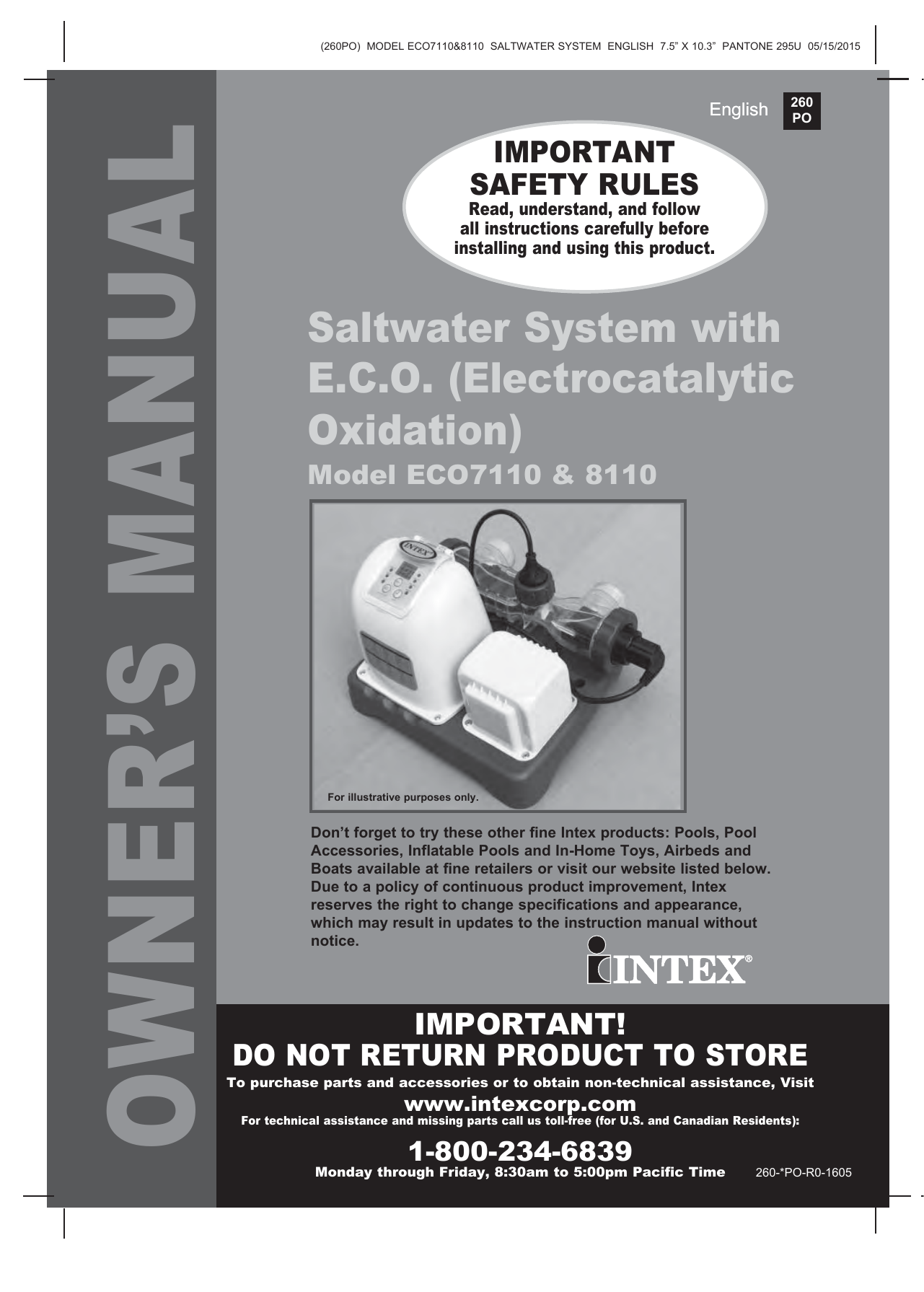 Saltwater System With Eco Electrocatalytic Oxidation Manualzz