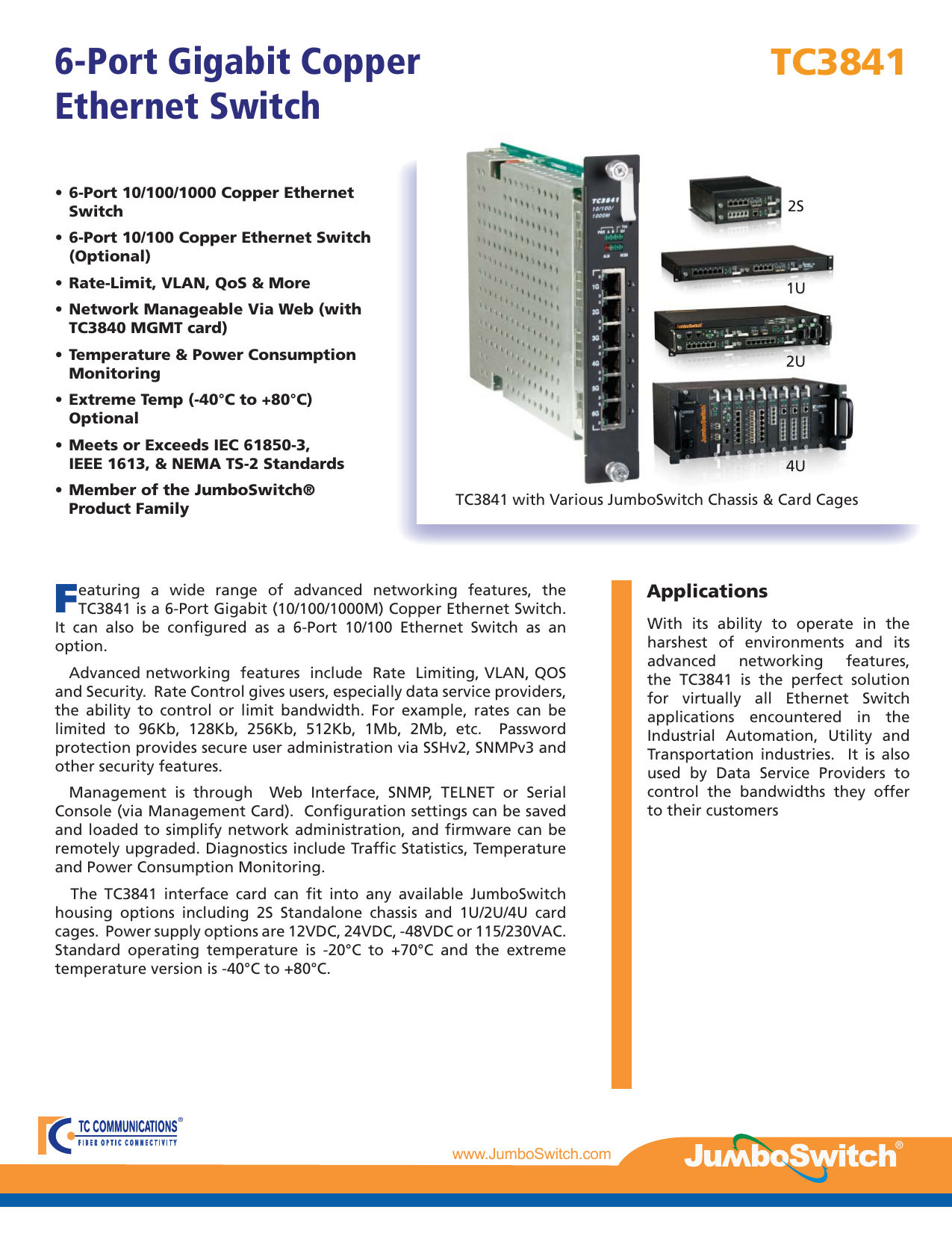 6 Port Gigabit Copper Ethernet Switch Tc3841 Manualzz