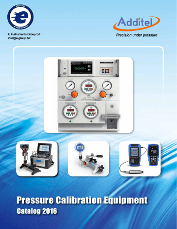Pressure Calibration Equipment | Manualzz