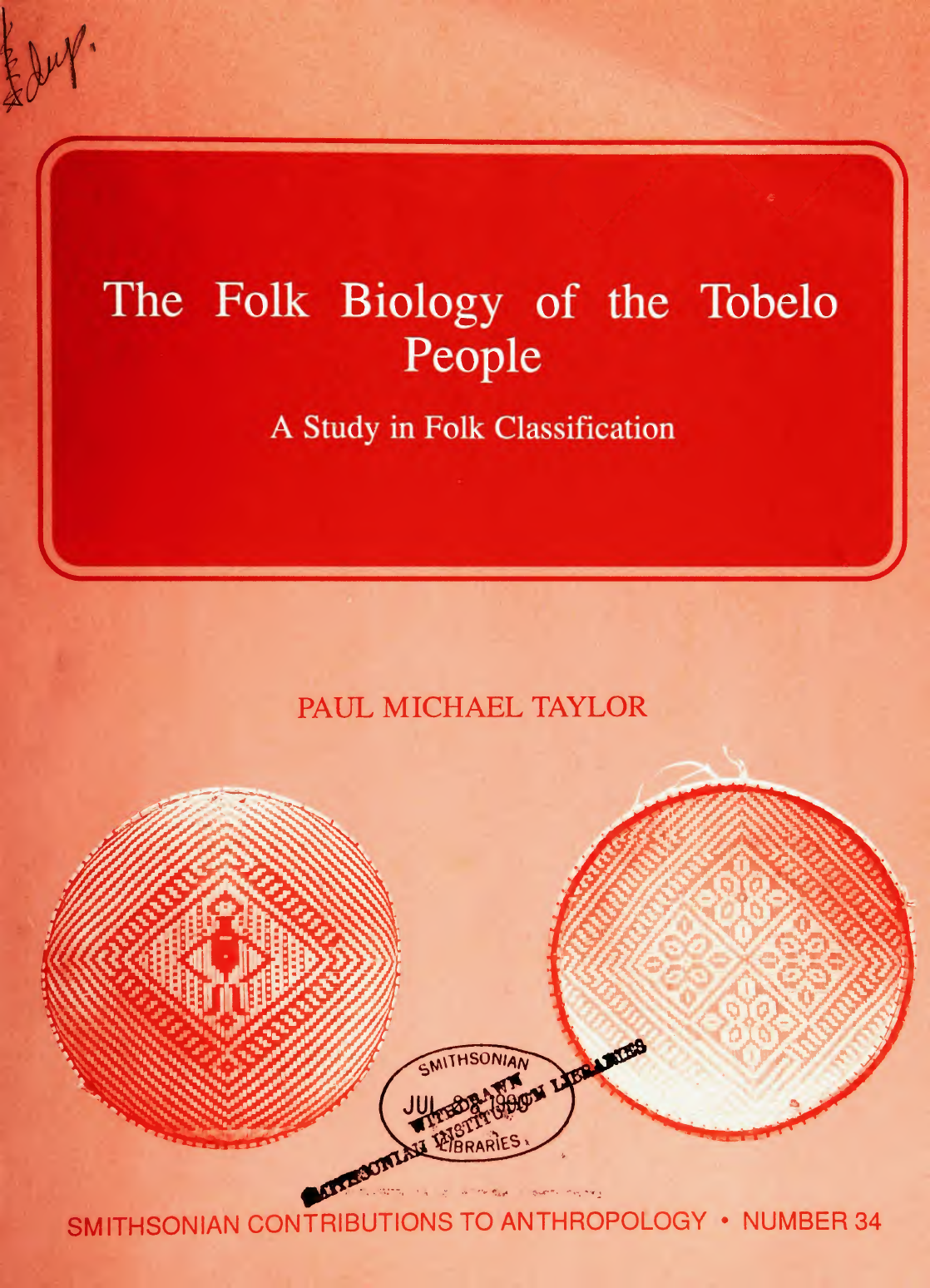 The Folk Biology Of The Tobelo People Manualzz