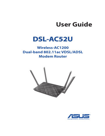 Asus DSL-AC52U Owner's Manual | Manualzz