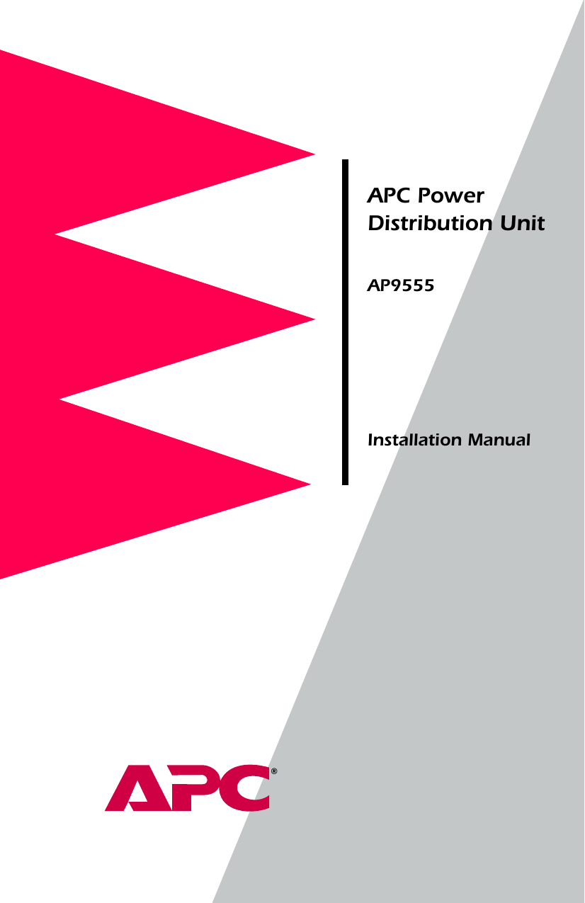 APC Power Distribution Unit Manualzz