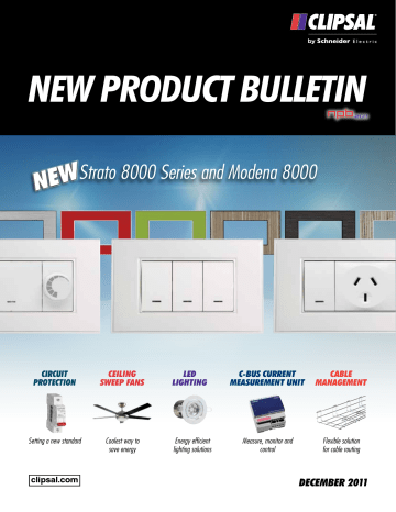 Clipsal MODENA 8000-SERIES ROCKER SWITCH 16A 250V 2-Gang Horizontal WHITE
