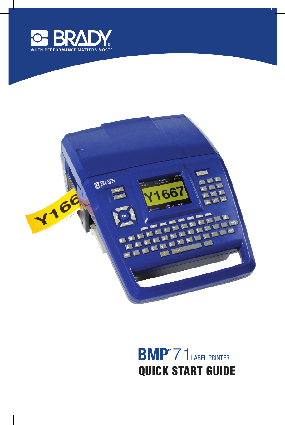 BMP71 Quick Start Guide Manualzz