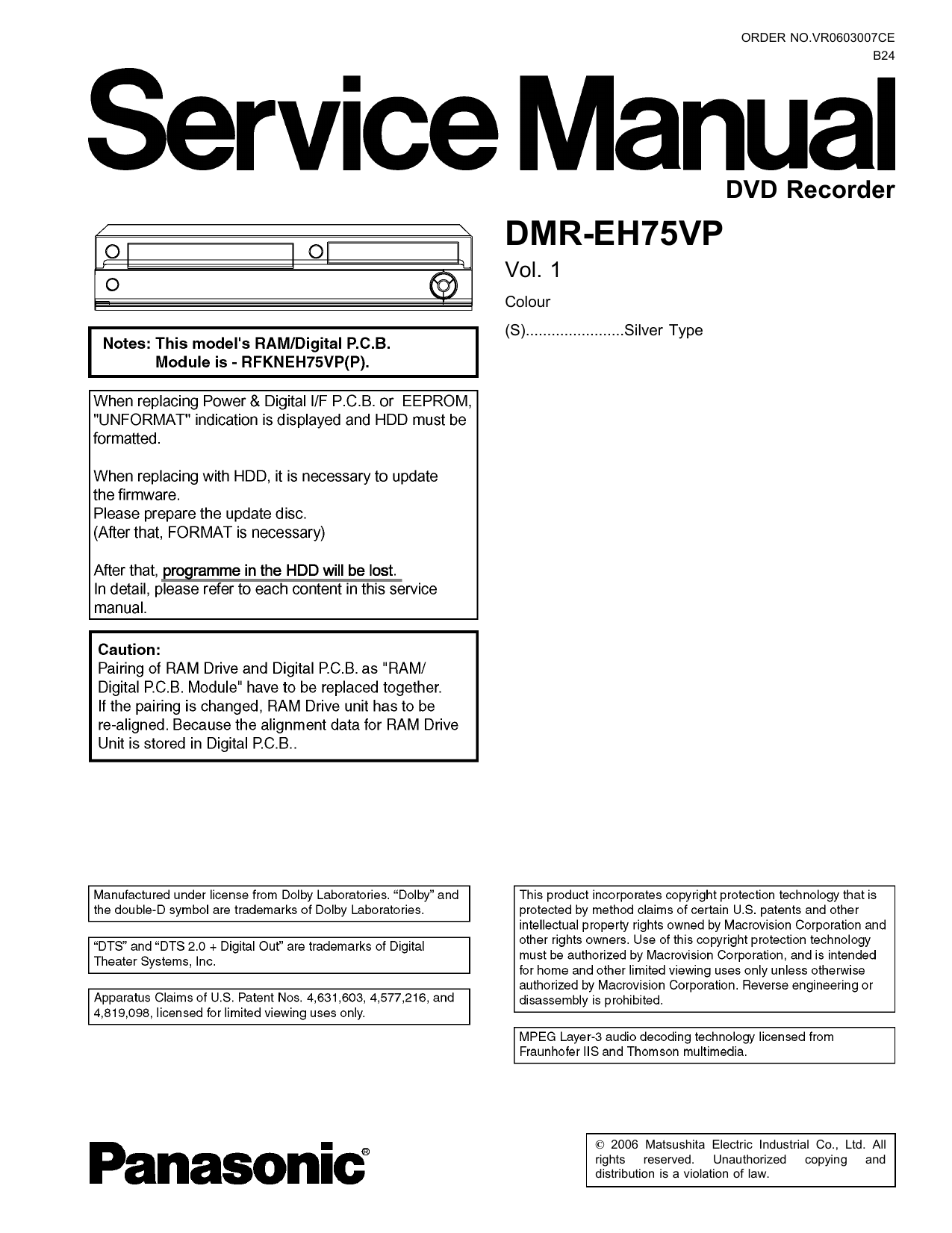 DMR-EH75VP - DocShare.tips | Manualzz
