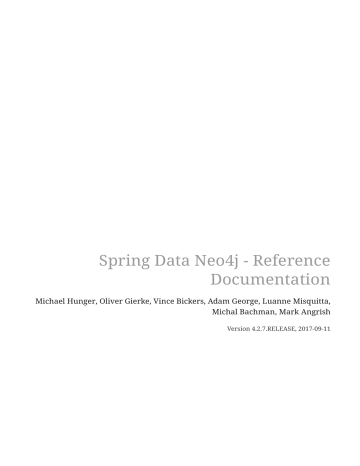 Spring Data Neo4j Reference Documentation Manualzz
