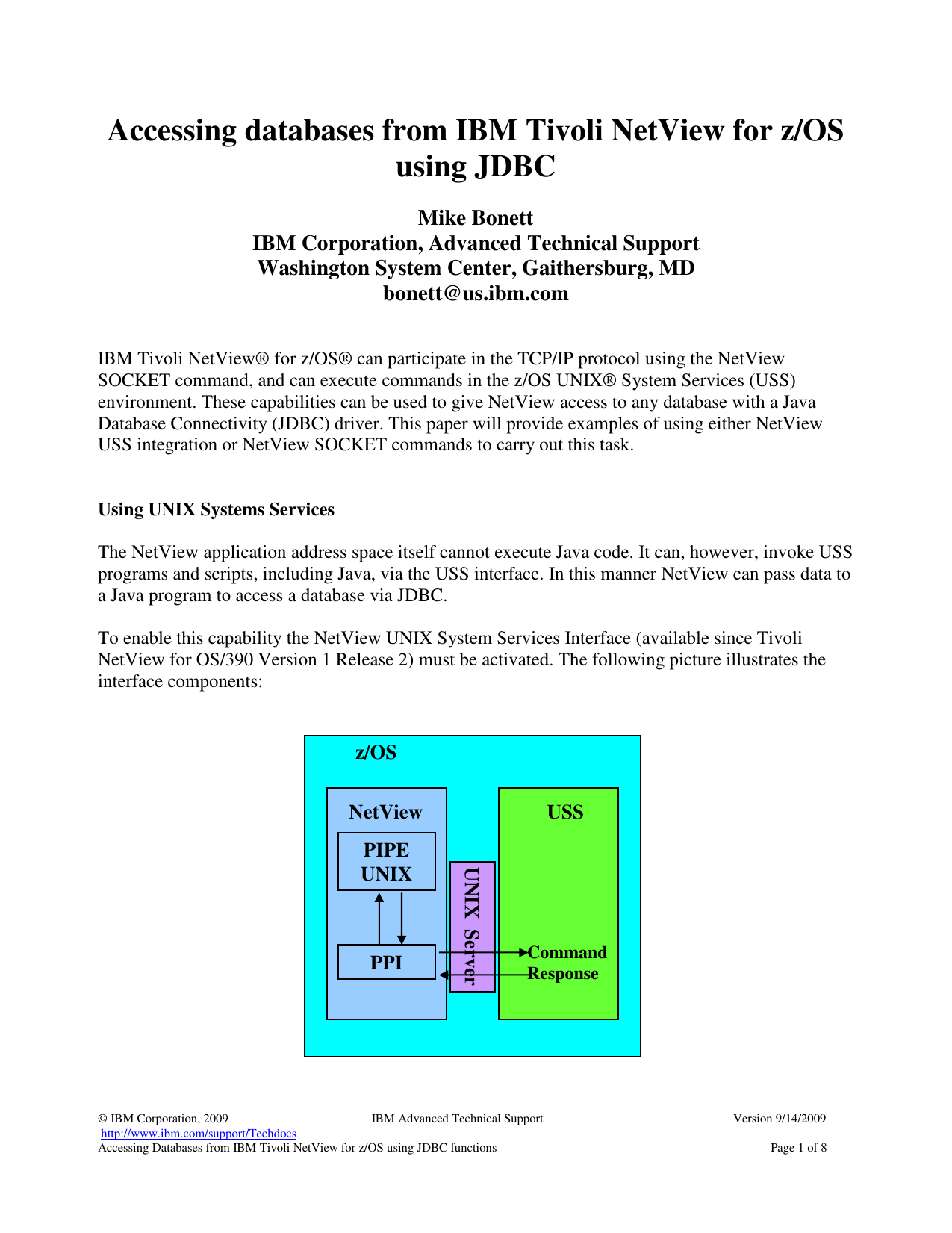 Accessing Databases From Ibm Tivoli Netview For Z Os Using Jdbc Manualzz