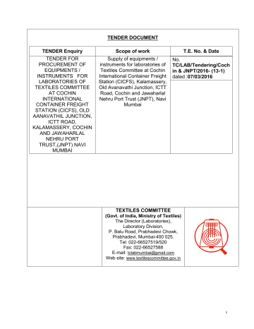 Tender Document Dated 07 March 2016 Manualzz