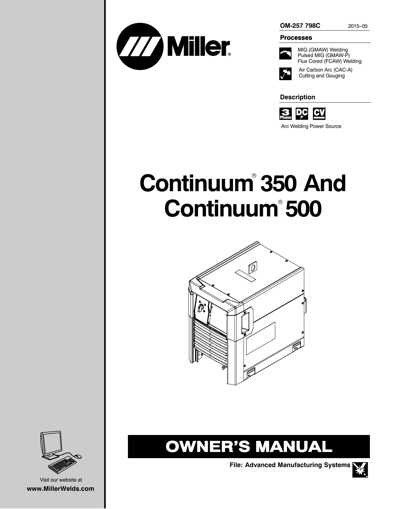 Miller MF230524C Owner's manual | Manualzz