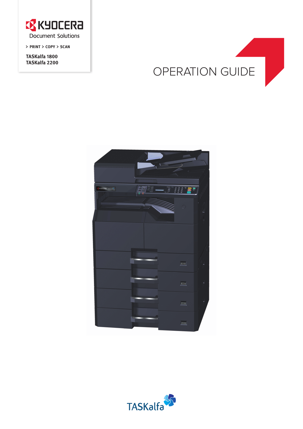KYOCERA operation guide Manualzz