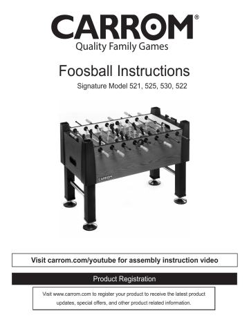 Foosball Instructions Manualzz Foosball Instructions Manualzz, Carrom Foosball Table Assembly Instructions