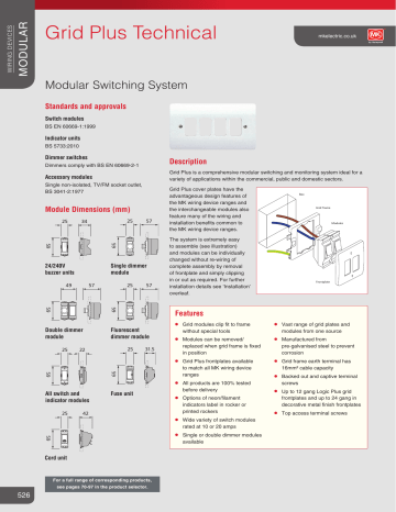 Mk Grid Plus Wiring Device Specification Manualzz