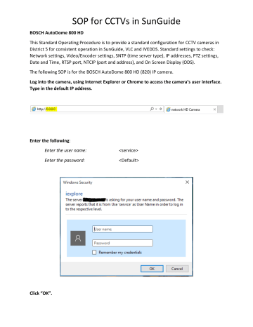 Sop For Cctvs In Sunguide Manualzz